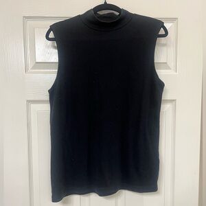 Croft & Barrow Black Mock Neck Top